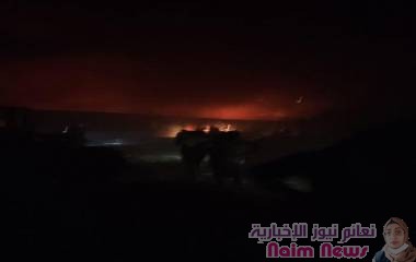 اندلاع حريق في مصنع للمياه بمحافظة شبوه