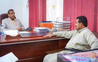 محافظ شبوة يطلع من الوكيل شمح على نتائج لقاءته مع منظمة الهجرة ومكتب الاوتشاء في العاصمة المؤقتة عدن