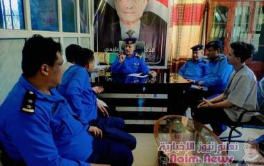 شرطة السير بتعز تدشن الفعالية التحضيرية لإسبوع المرورالعربي بمشاركة جوالة الجامعة .