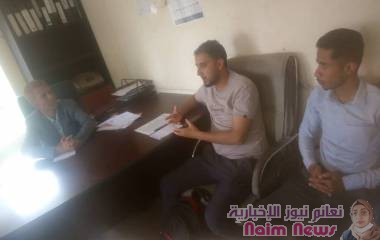 تعز.. القائم بأعمال مدير عام التعزية يلتقي ممثلي منظمة صناع النهضة