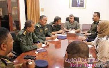 اللجنة الوطنية تلتقي مدير امن حضرموت وتطلع على الأوضاع القانونية ل(704) سجين ومحتجز في سجن حضرموت