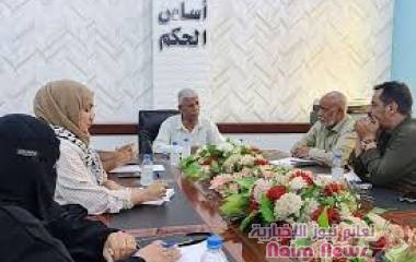 اللجنة الوطنية للتحقيق تناقش مع قيادة السلطة القضائية بحضرموت آليات حماية حقوق الانسان وتطلع على اوضاع مختجزي البحث الجنائي 