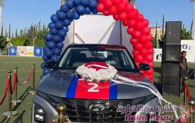 الشركة اليمنية للصناعة والتجارة تسلم جائزتها الكبرى سيارة هيونداي ٢٠٢٣م للفائز في مسابقة “بيتك وبيت حلمك ابوولد “