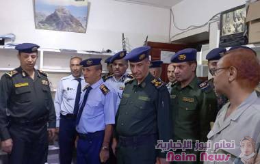 اللجنة الوزارية برئاسة وكيل وزارة الداخلية لقطاع الخدمات المدنية تتفقد مصلحتي الهجرة والجوازات ومصلحة الدفاع المدني. 