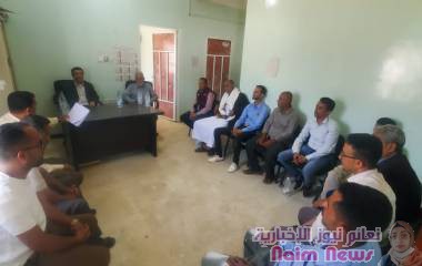 مدير عام مقبنة يبحث سبل تحسين الخدمات الصحية في اجتماع موسع