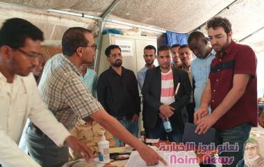 مدير عام مديرية مقبنة يبحث مع وفد الصليب الأحمر الدولي دعم القطاع الصحي 