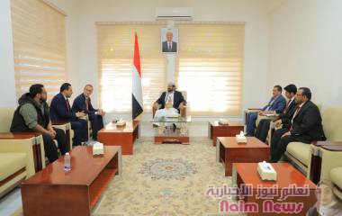 العرادة يناقش مع وفد برنامج الأمم المتحدة الإنمائي خطة التدخلات وتوسيع مشروع (SIERY).