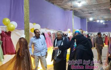 مدير مكتب التعليم الفني يشيد بالمعرض الثاني لمشاغل الخياطة والأسر المنتجة