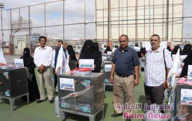 مؤسسة بصمات للتنمية تدشن مشروع توزيع أفران معجنات لدعم الأسر اقتصادياً في عدن