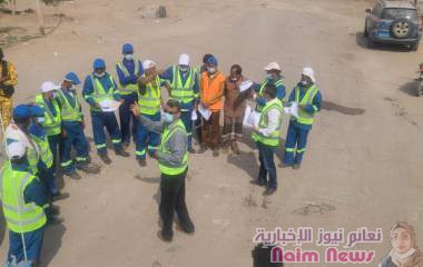 تدريب عملي لعمال مكب نفايات البريقة على أساليب الإدارة الآمنة والمستدامة