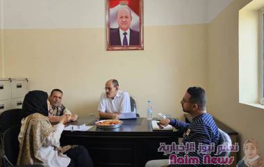 اللجنة الوطنية للتحقيق تزور جهاز الأمن السياسي في تعز وتناقش عددًا من الملفات 