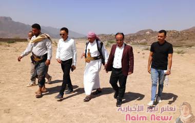 فؤاد فاضل يزور ملعب نادي السهام الرياضي بتعز